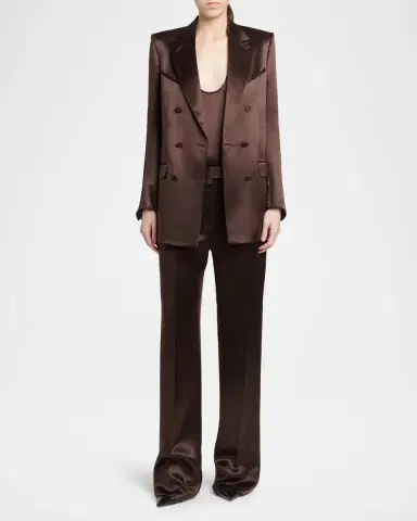 Tom Ford Silk Satin Wide-Leg Pants | Thumbnail 2