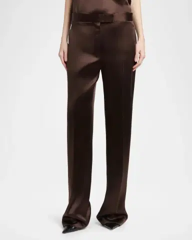 Tom Ford Silk Satin Wide-Leg Pants | Thumbnail 4