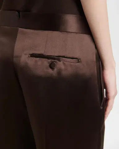 Tom Ford Silk Satin Wide-Leg Pants | Thumbnail 5