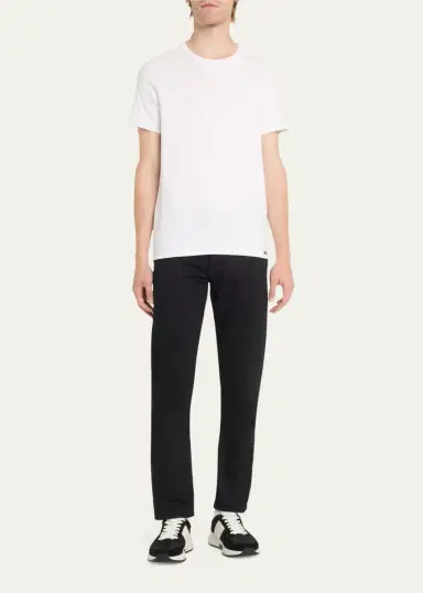 Tom Ford Men's Solid Stretch Jersey T-Shirt | Thumbnail 2