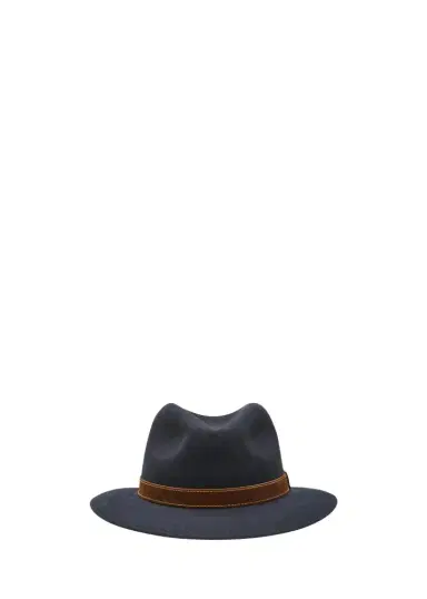 BORSALINO Men's Alessandria Leather-Band Wool Fedora Hat | Thumbnail 1 BORSALINO Men's Alessandria Leather-Band Wool Fedora Hat | Thumbnail 1