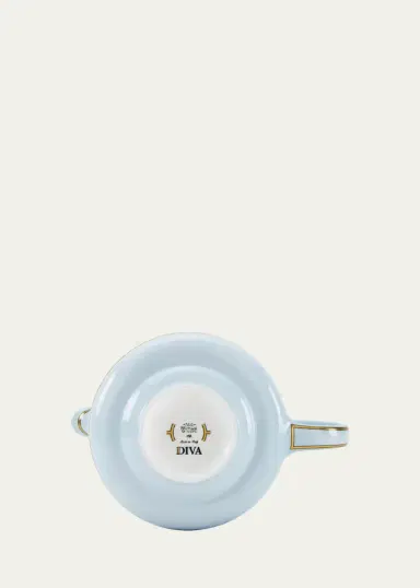 GINORI 1735 Diva Colonna Teapot with Cover, Celeste | Thumbnail 3 GINORI 1735 Diva Colonna Teapot with Cover, Celeste | Thumbnail 3