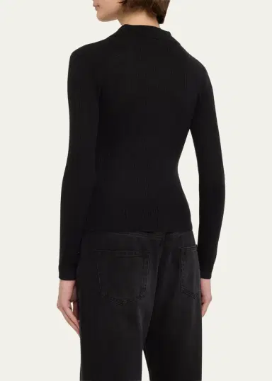 Guest In Residence Shrunken Long-Sleeve Cashmere Polo | Thumbnail 3 Guest In Residence Shrunken Long-Sleeve Cashmere Polo | Thumbnail 3