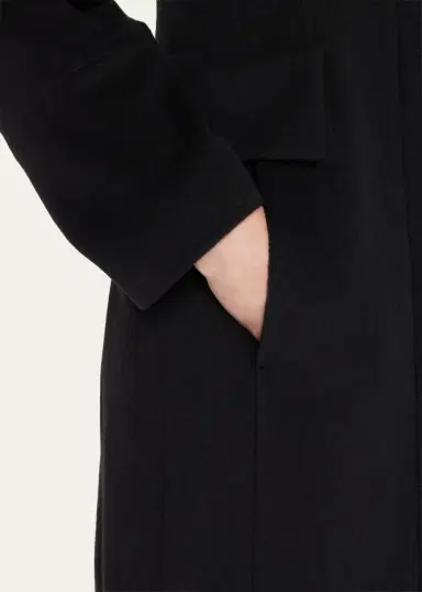 Akris punto Duffle Knee-Length Wool Coat | Thumbnail 5 Akris punto Duffle Knee-Length Wool Coat | Thumbnail 5