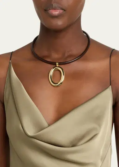 ben-amun 24K Gold Electroplated Pendant Cord Necklace | Thumbnail 2 ben-amun 24K Gold Electroplated Pendant Cord Necklace | Thumbnail 2