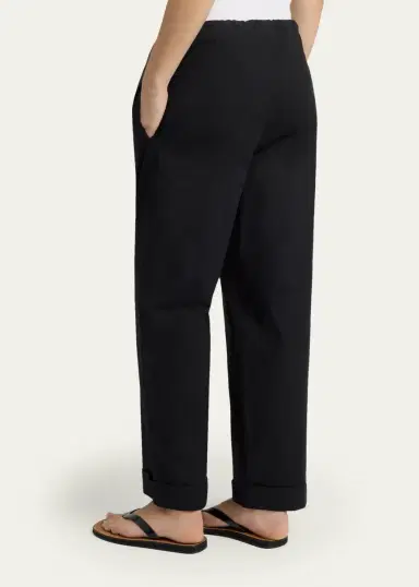The Row Delano Straight-Leg Cotton Poplin Pants | Thumbnail 7 The Row Delano Straight-Leg Cotton Poplin Pants | Thumbnail 7