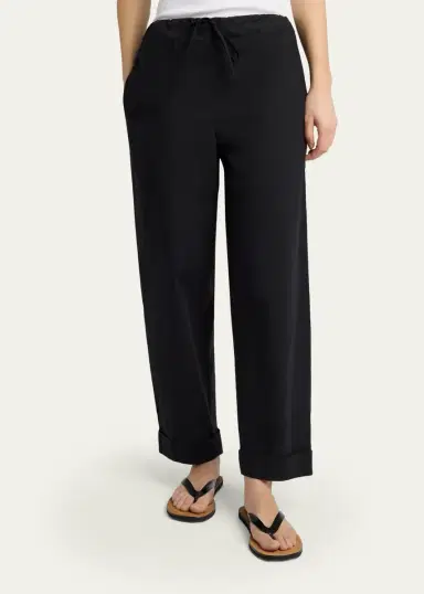 The Row Delano Straight-Leg Cotton Poplin Pants | Thumbnail 8 The Row Delano Straight-Leg Cotton Poplin Pants | Thumbnail 8