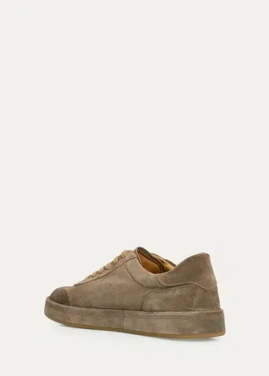 Allen Edmonds Men's Hawthorne Suede T-Toe Sneakers | Thumbnail 4
