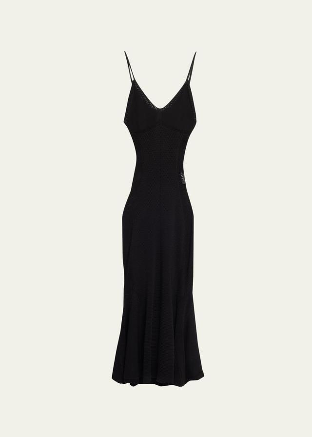 Givenchy Openwork Knit Midi Dress