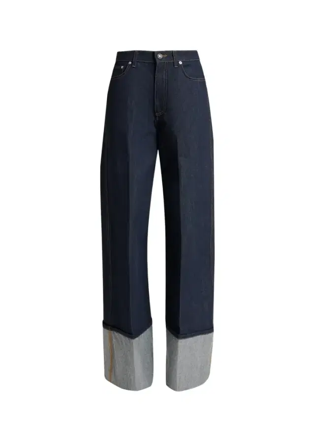 Givenchy Turn-Up Wide-Leg Denim Trousers
