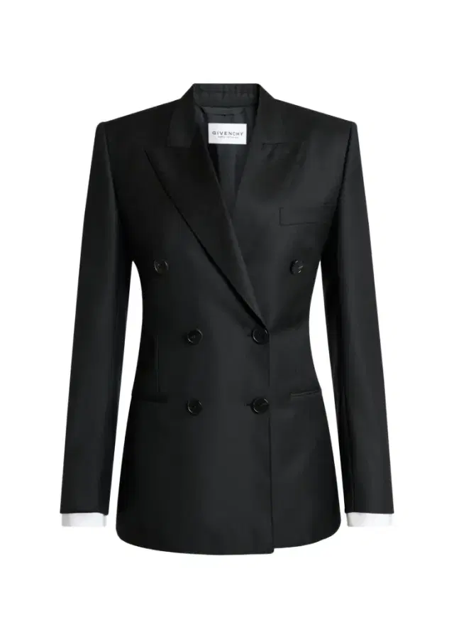 Givenchy Double-Breasted Pinstripe Wool Jacket