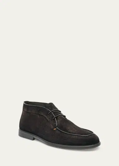 Santoni Men's Ikki Suede Desert Boots | Thumbnail 2 Santoni Men's Ikki Suede Desert Boots | Thumbnail 2