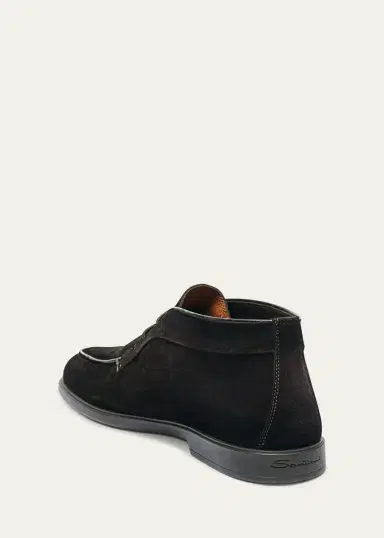 Santoni Men's Ikki Suede Desert Boots | Thumbnail 3 Santoni Men's Ikki Suede Desert Boots | Thumbnail 3