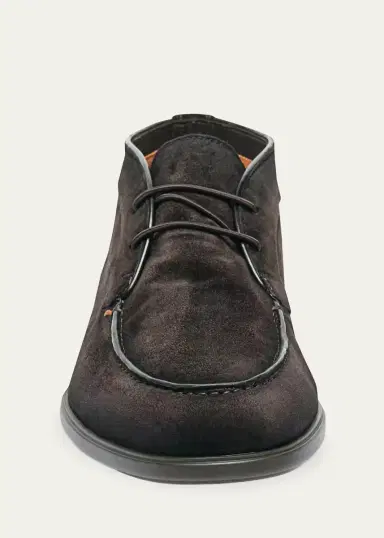Santoni Men's Ikki Suede Desert Boots | Thumbnail 4 Santoni Men's Ikki Suede Desert Boots | Thumbnail 4
