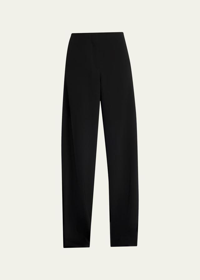 The Row Farah Wool-Cashmere Wide-Leg Pants