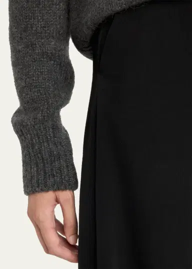 The Row Farah Wool-Cashmere Wide-Leg Pants | Thumbnail 5 The Row Farah Wool-Cashmere Wide-Leg Pants | Thumbnail 5