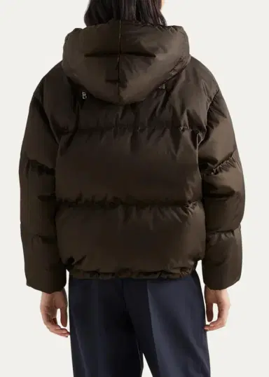 Prada Re-Nylon Hooded Down Jacket | Thumbnail 3 Prada Re-Nylon Hooded Down Jacket | Thumbnail 3