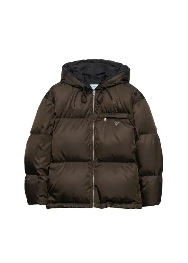 Prada Re-Nylon Hooded Down Jacket