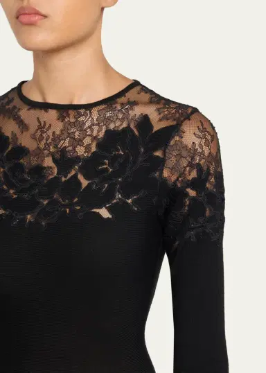 Ulla Johnson Clemence Long-Sleeve Lace Dress | Thumbnail 5 Ulla Johnson Clemence Long-Sleeve Lace Dress | Thumbnail 5