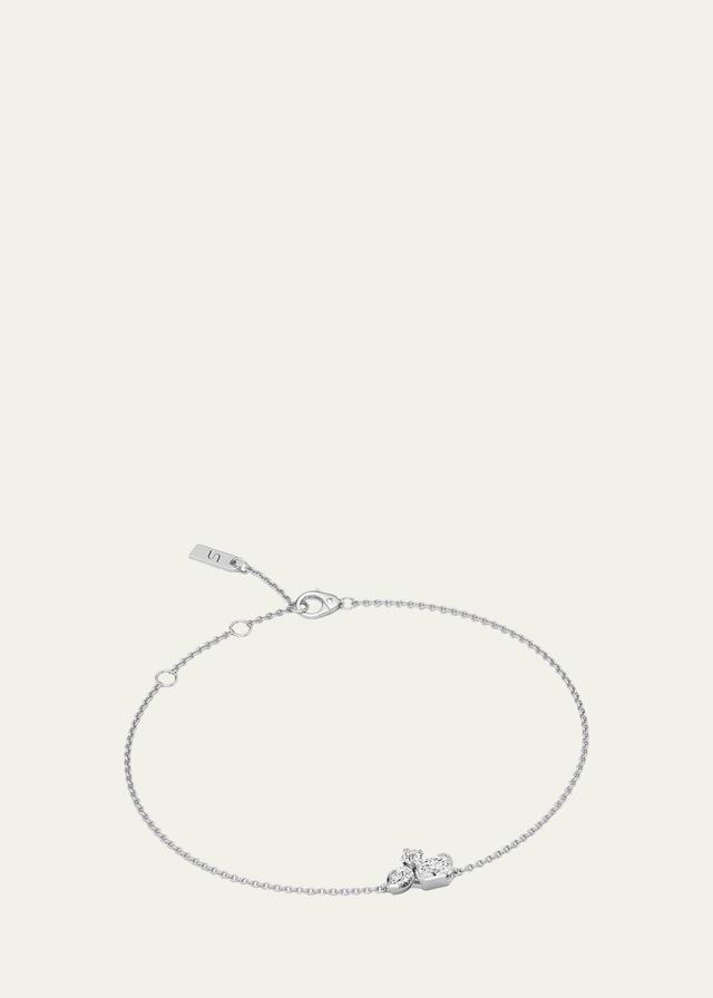 Unsaid Meta Lab-Grown Diamond Cluster Bracelet