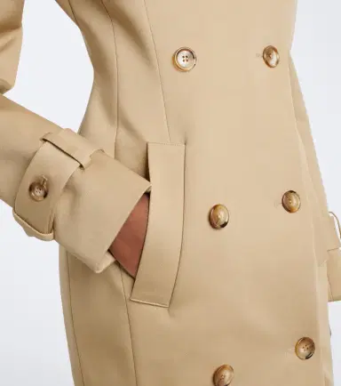 Mugler Peplum cotton-blend trench coat | Thumbnail 6 Mugler Peplum cotton-blend trench coat | Thumbnail 6