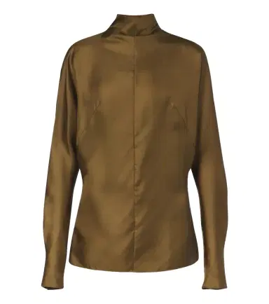 Mugler Silk twill top | Thumbnail 1 Mugler Silk twill top | Thumbnail 1