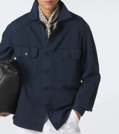 Ralph Lauren Purple Label Cotton and linen shirt | Thumbnail 2