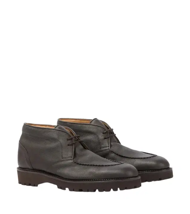 John Lobb Leather desert boots