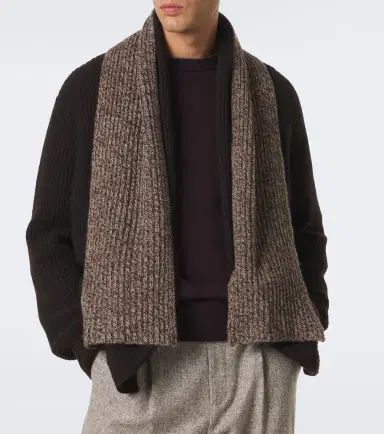 AGNONA Wool and cashmere scarf | Thumbnail 4