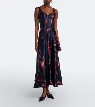 Erdem Belted floral bustier dress | Thumbnail 2 Erdem Belted floral bustier dress | Thumbnail 2