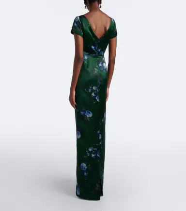 Erdem Belted floral duchess satin gown | Thumbnail 2 Erdem Belted floral duchess satin gown | Thumbnail 2