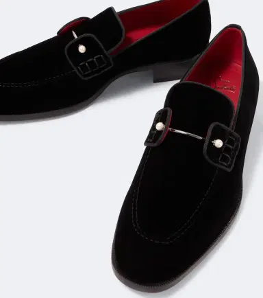Christian Louboutin Chambelimoc velvet loafers | Thumbnail 4 Christian Louboutin Chambelimoc velvet loafers | Thumbnail 4