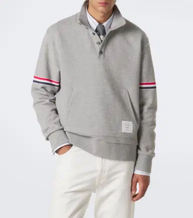 Thom Browne Cotton piqué sweatshirt | Thumbnail 3 Thom Browne Cotton piqué sweatshirt | Thumbnail 3