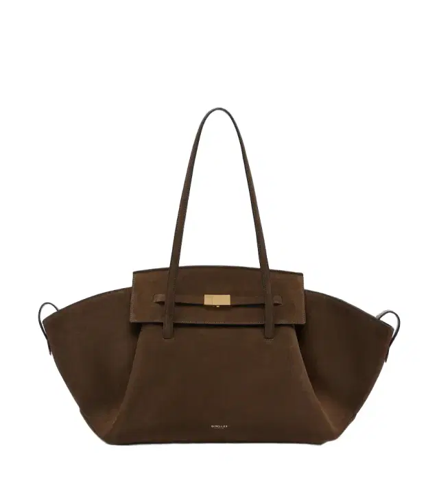 DeMellier Brooklyn Large suede shoulder bag