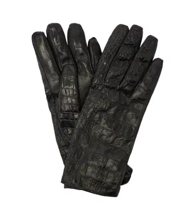 Nour Hammour Silk-lined leather gloves | Thumbnail 1 Nour Hammour Silk-lined leather gloves | Thumbnail 1