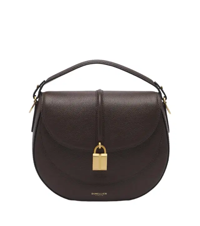 DeMellier Siena Saddle Small leather crossbody bag