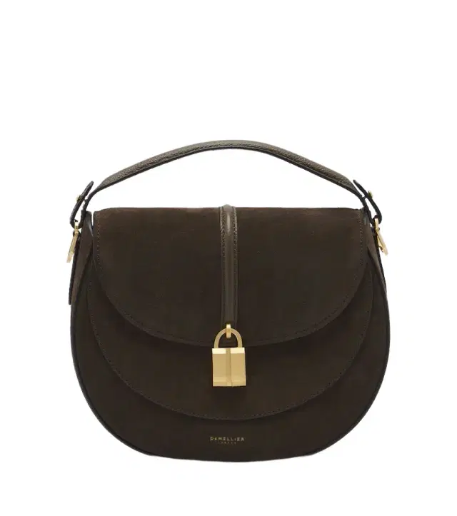 DeMellier Siena Saddle Small suede crossbody bag