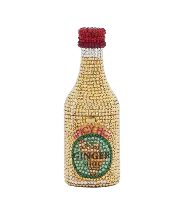 Judith Leiber Couture Bottle Ginger Shot Mini embellished clutch