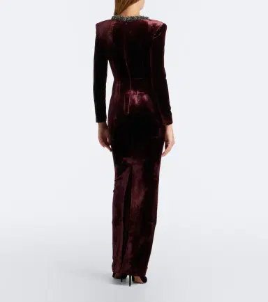Roland Mouret Embellished velvet gown | Thumbnail 2 Roland Mouret Embellished velvet gown | Thumbnail 2
