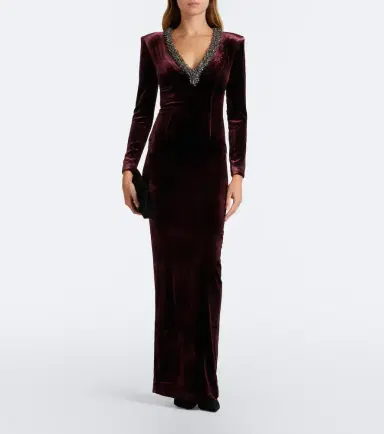 Roland Mouret Embellished velvet gown | Thumbnail 6 Roland Mouret Embellished velvet gown | Thumbnail 6