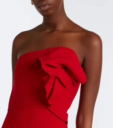 Roland Mouret Draped wool and silk corset dress | Thumbnail 2