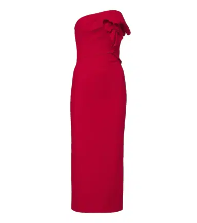 Roland Mouret Draped wool and silk corset dress | Thumbnail 1