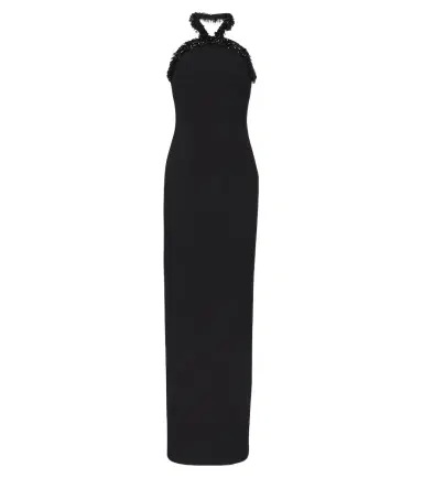 Roland Mouret Embellished crêpe halterneck gown | Thumbnail 1