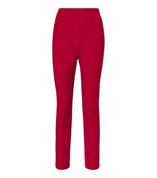 Roland Mouret Cropped wool and silk slim pants