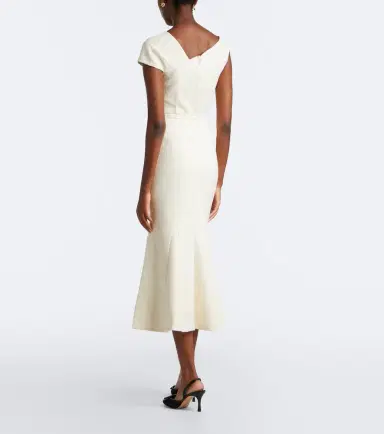Roland Mouret Belted asymmetric bouclé cocktail dress | Thumbnail 2 Roland Mouret Belted asymmetric bouclé cocktail dress | Thumbnail 2