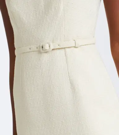 Roland Mouret Belted asymmetric bouclé cocktail dress | Thumbnail 3 Roland Mouret Belted asymmetric bouclé cocktail dress | Thumbnail 3