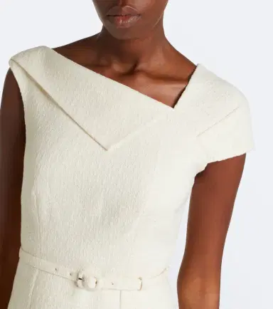 Roland Mouret Belted asymmetric bouclé cocktail dress | Thumbnail 6 Roland Mouret Belted asymmetric bouclé cocktail dress | Thumbnail 6
