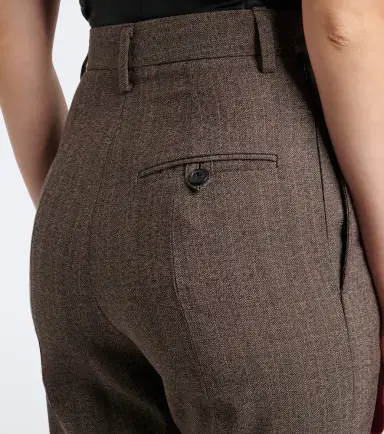 Victoria Beckham Pinstripe straight pants | Thumbnail 3