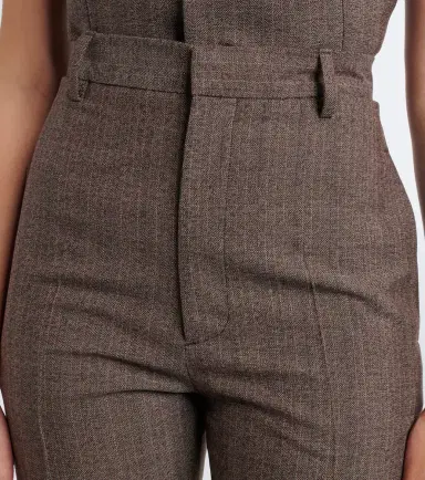 Victoria Beckham Pinstripe straight pants | Thumbnail 5