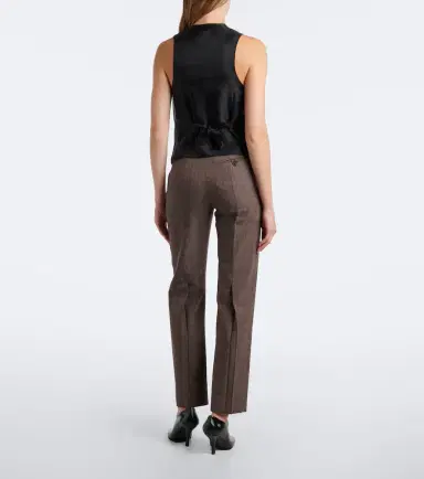 Victoria Beckham Pinstripe straight pants | Thumbnail 6